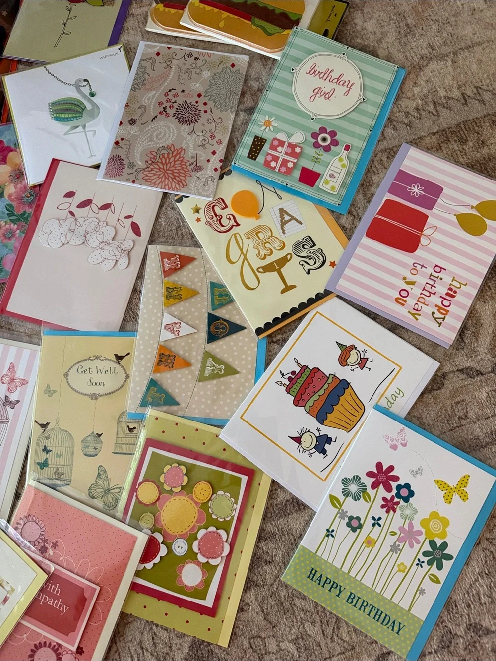 NEW IN PACKAGING- 40 Greeting Card Bundle- Assorted- LOT A